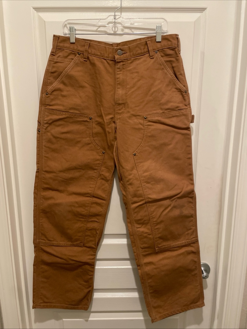 Carhartt Men's Cargo Work Pants in Brown